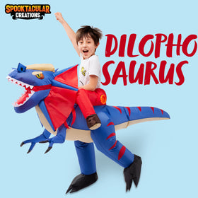 Dilophosaurus-Ride-On Inflatable Costume - Child
