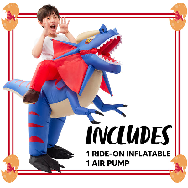 Dilophosaurus-Ride-On Inflatable Costume - Child