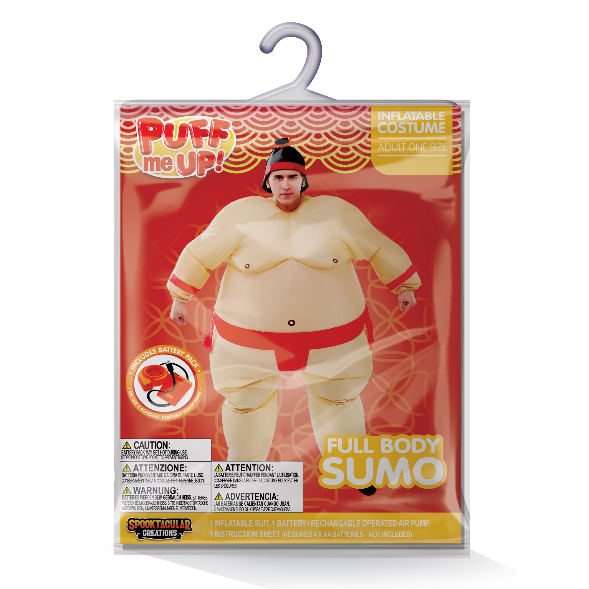 Inflatable Sumo Princess SPOOKTACULAR Sumo Inflatable Costume | Spooktacular Creations