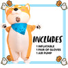 Full body Shiba Inu inflatable costume