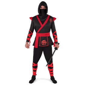 Spooktacular Creations-Men Ninja Deluxe Costume for Adult Halloween Dress Up Party