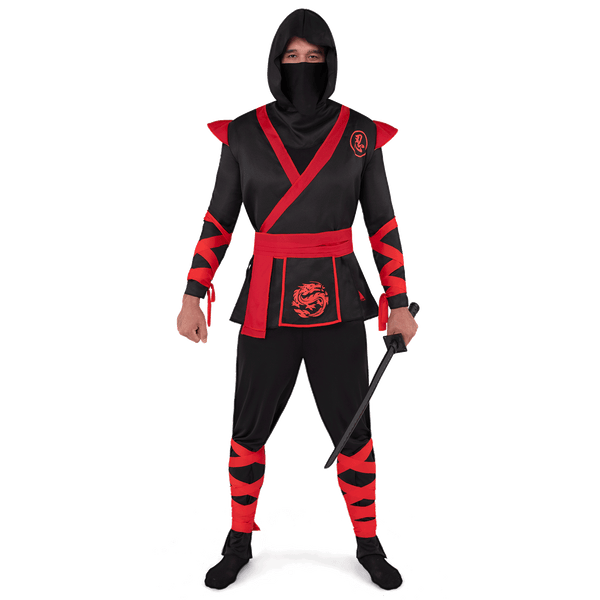 Men Ninja Deluxe Costume for Adult Halloween Dress Up Party