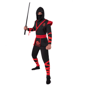 Spooktacular Creations-Men Ninja Deluxe Costume for Adult Halloween Dress Up Party