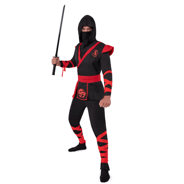Spooktacular Creations-Men Ninja Deluxe Costume for Adult Halloween Dress Up Party