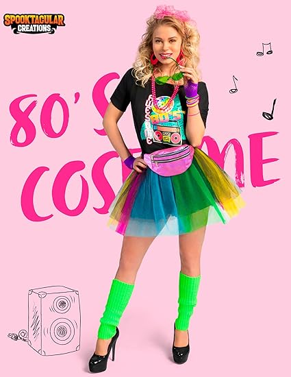 Halloween skirt 80s deals