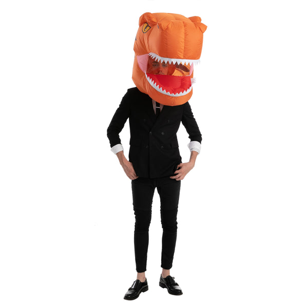 Dinosaur Bobble Head Inflatable Costume - Adult