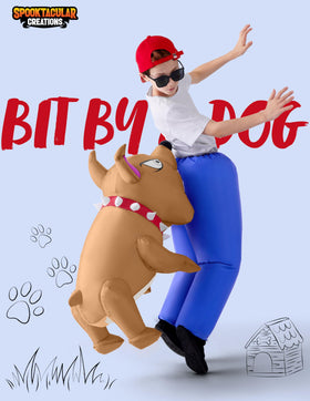 Biting By a Dog Kids Halloween Inflatable Costumes