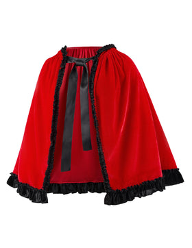 Halloween Red Riding Hood Cape for Adult Women