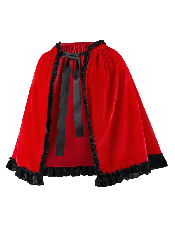 Halloween Red Riding Hood Cape for Adult Women