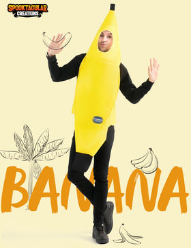 Adult Unisex Banana Costume - Unisex