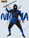 Blue Ninja Costume for Men