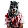 Halloween Wolf Werewolf Mask with Movable Jaw