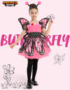 Kids Butterfly Costume with Wings Headband