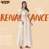 Halloween Women Renaissance Costume-Beige