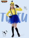 Halloween Child Girl Cute Yellow Shirt Tutu Outfit