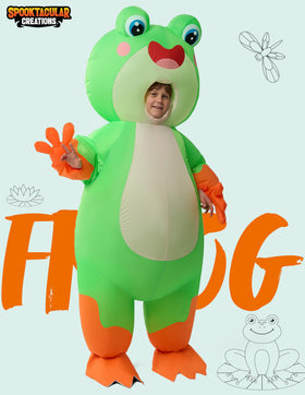 Halloween Kids Piggy Frog Inflatable Costumes