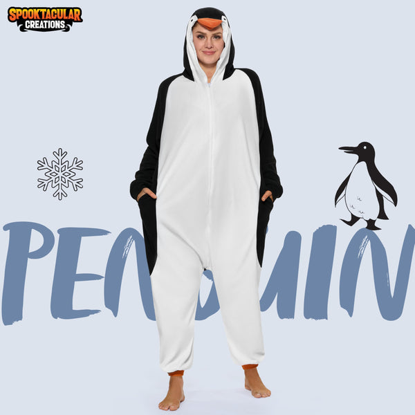 Halloween White Penguin Unisex Pajama