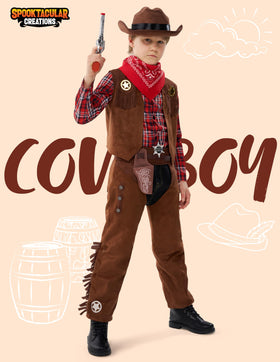 Halloween Cowboy Costume for Boys