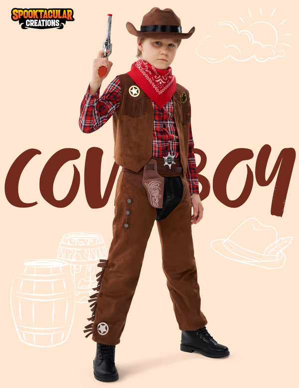 Halloween Cowboy Costume for Boys
