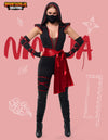 Halloween Ninja Costume for Women with Ninja Mask