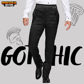 Men's Gothic Pants, Renaissance & Steampunk Styles for Halloween