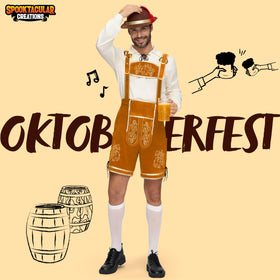 Men’s German Bavarian Oktoberfest Costume Set - Ginger