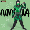 Halloween Green Ninja Costume for Kids