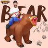 Adults Riding a Bear Halloween Inflatable Costumes