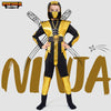 Golden Ninja Costume for Kids