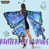 Halloween Butterfly Wings Costume for Women-Starry Blue