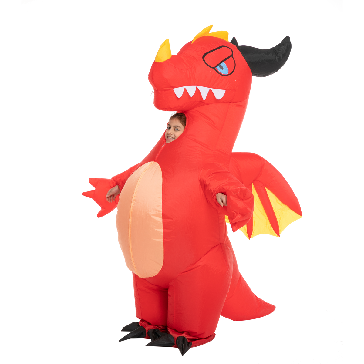 SPOOKTACULAR | Full Body Scarlet Dragon inflatable costume for Kids ...