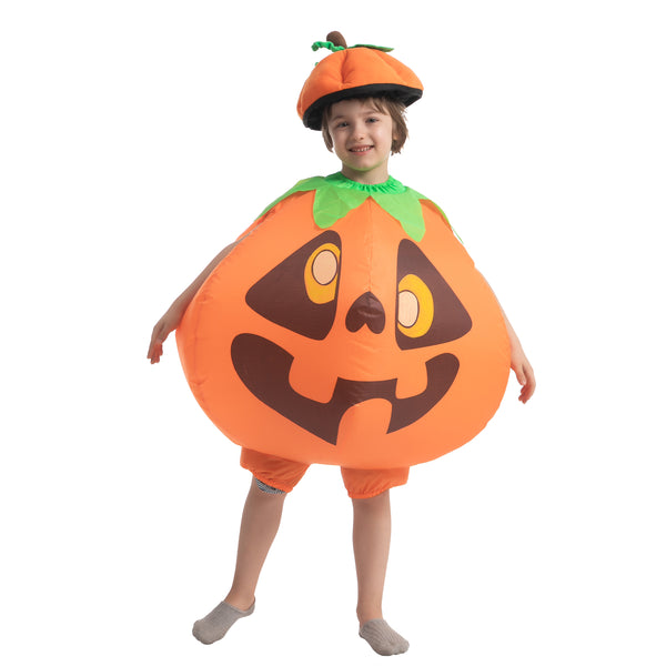 Inflatable Pumpkin Costume with Hat - Child