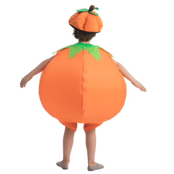 Inflatable Pumpkin Costume with Hat - Child