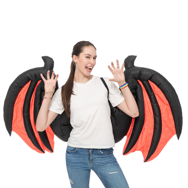 Inflatable Demon Wings For Cosplay- Adult