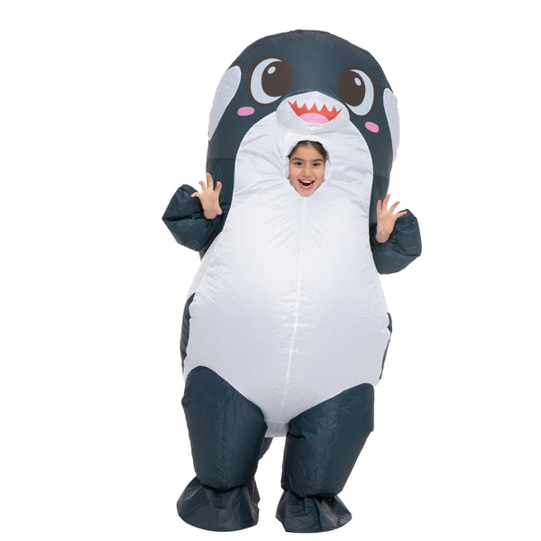 Full body Orca inflatable costume - Child