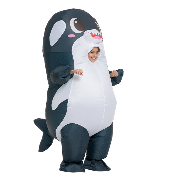 SPOOKTACULAR Full body Orca inflatable costume - Child | Spooktacular ...