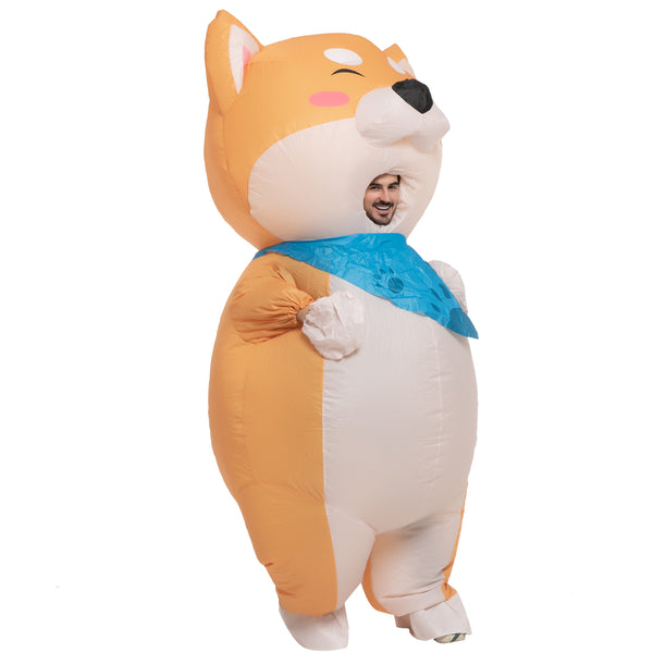 Full body Shiba Inu inflatable costume