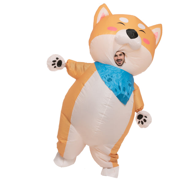 Full body Shiba Inu inflatable costume