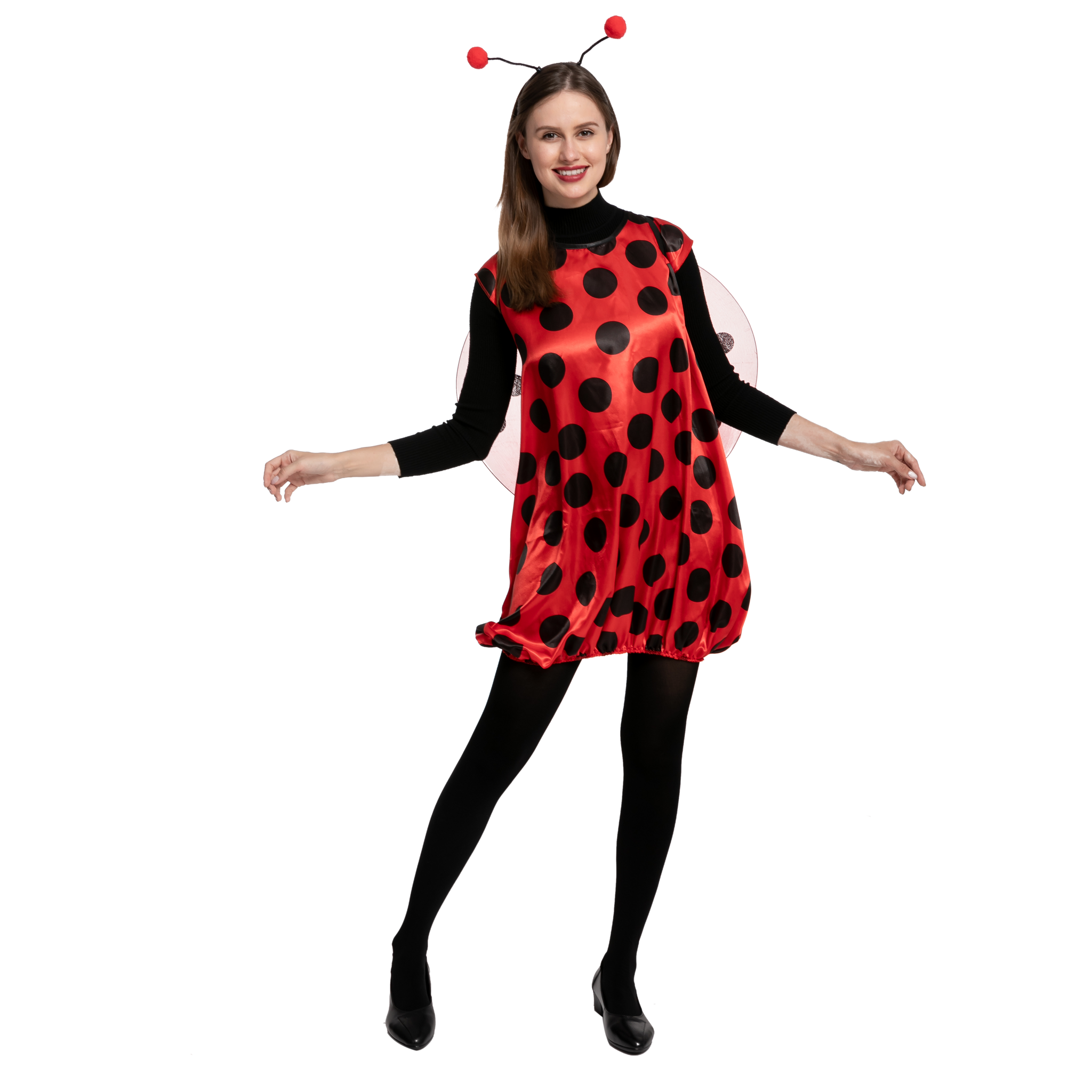 Ladybug Women Costume- Women- SPOOKTACULAR