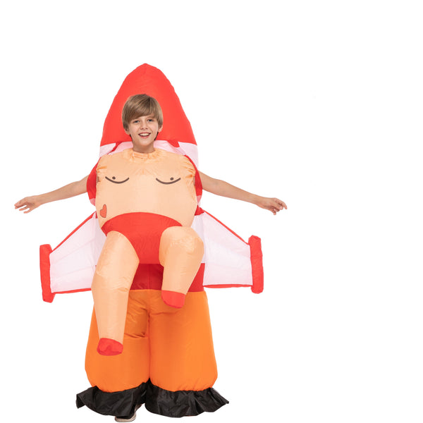 Ride a Rocket Inflatable Funny Costume - Child