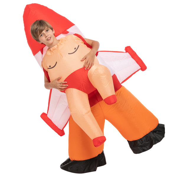 Ride a Rocket Inflatable Funny Costume - Child