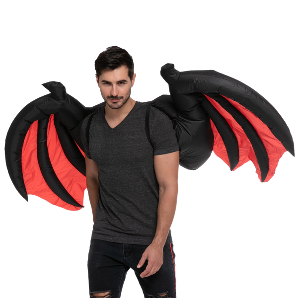 Inflatable Demon Wings For Cosplay- Adult