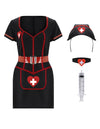 Halloween Black Nurse Costume Woman