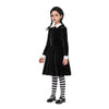 School Girl Collar Black Dress with Wig