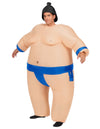 Sumo Inflatable Costume for Adult-Blue