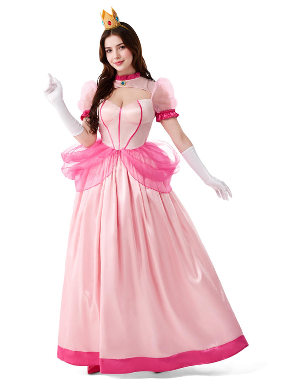 Pink Princess Dress Adult, Halloween Costumes Woman