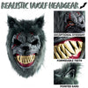 Halloween Wolf Werewolf Mask with Movable Jaw