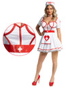 Halloween White Nurse Costume Heartbreaker Dress Set