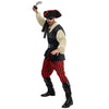 Men Pirate Costume, Beige