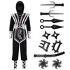Silver Ninja Costume Set - Child